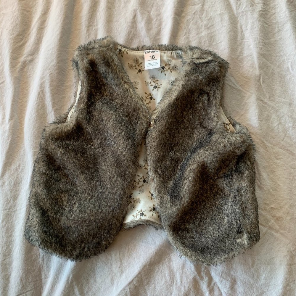 Carter's Faux Fur Vest